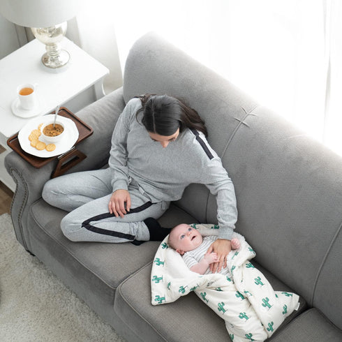 The Swaddle Blanket - Green Cactus Sleep Swaddle for Baby Boy & Girl, Infant Sleep Sack 0-3 Months
