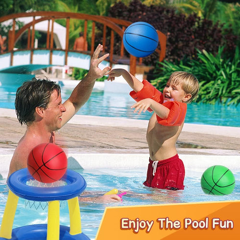 Mini Foam Basketball for Mini Basketball Hoop, 5" Squeeze Pu Balls for Over The Door Basketball Hoop, 3 PCS