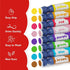 DOODLE HOG Washable Dot Markers for Toddlers Kids Preschool | 8 Colors Bingo Markers | Non Toxic Toddler Arts and Crafts Supplies | Paint Markers for Kids | PDF with 200 Dot Art Activity Sheets by DOODLE HOG