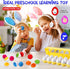 LOOIKOOS Matching Egg Toy Set, 12 Play Eggs for Toddlers, Educational Color and Number Recognition Skills Game
