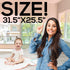 25.5x31.5 Pack 2 2 Portable Changing Pad - Waterproof Reusable Baby Changing Mats for Girls Boys - Large Size