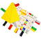 Baby Jack & Co 14x18” Wizard Lovey Tag Toys for Babies, Soft & Safe, BPA Free with Stroller Clip