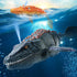 3 4 5 6 7, Swimming fromeasy Remote Control Dinosaur Toys for Kids Mosasaurus Diving Toys RC Boat with Light and Spray