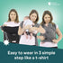 22lbs Koala Babycare Baby Carrier Wrap, Easy to Wear As a T-Shirt - Original Baby Carrier Newborn to Toddler - Sling