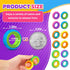 12 Pack Fidget Toys Sensory Rings for Kids: Finger Spinner Rings - Texture Stress Toys for Kids Autism Calming - Fun