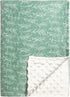 Green Sage Baby Blankets, Sage Toddler Blanket for Boys Girls, Dotted Backing,