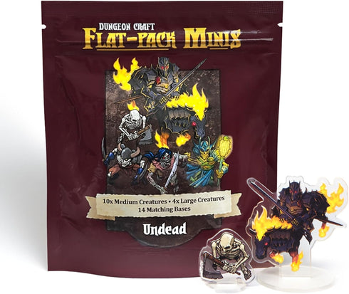 1985 Games Minis Undead Pack, Compatible with DND, RPG, Tabletop Games, Roleplaying Figures for Mini Gaming Action