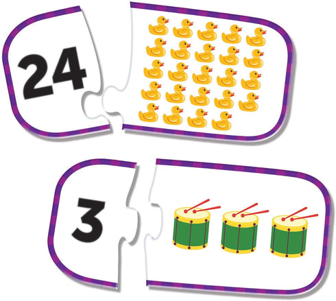 Learning Resources Counting Puzzle Cards - Kindergarten Readiness, Self-Correcting Puzzles, Ages 4+