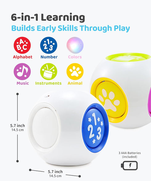 612 13 BEST LEARNING Learning Cube Montessori Learning Cube for Babies Months & Toddlers Musical Sensory Activity Cube
