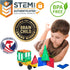 Tytan TILES 220-Piece SUPERSIZED Magnetic Tiles Building Set - 1000s of Creations, Kids’ STEM Toy, Architecture, Ages 3