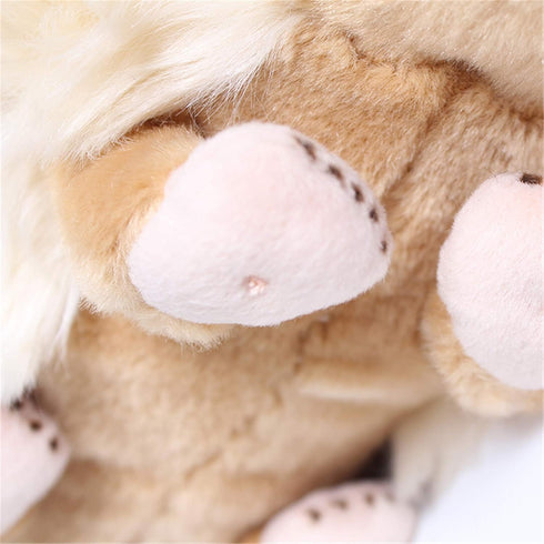 TAMMYFLYFLY Lifelike Hedgehog Plush Stuffed Animal Toy, Cute Desert Hedgehog Model (6 inches) (Pack of 1)