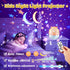 15 Films+15 360 PIKOY Star Projector for Kids Gifts, Soothing Sounds Machine Baby Night Light Projector, Remote