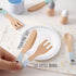 3-5, 3 4 5 6 Lonico Wooden Play Kitchen Accessories Toys for Toddlers Kids Play Kitchen with Realistic Plates & Dishes