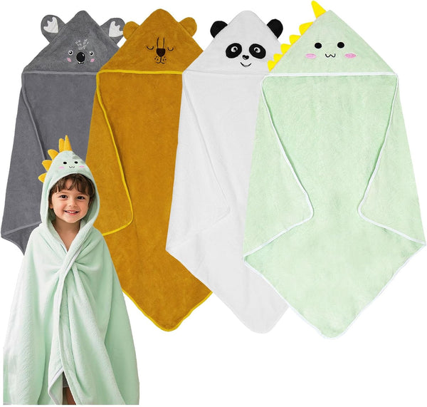 xpertwarm Hooded Baby Towels 4 Pack Newborn Bath Towels Toddler Towel Baby Towel
