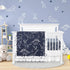 Set 4 Set Dinosaur Crib Bedding for Boys, Pieces Blue Baby Nursery Bedding for Standard Size Crib, Including Soft