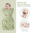 2 Packs 3-6 3-Way Premium Soft Cotton Swaddle Blanket Sleep Sacks Arms Up Design Months, Hands Up Transitions