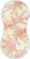 decor gift Cotton Burp Cloths Muslin Breathable Red Pink Flower Blooming wash Cloths for
