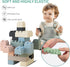 20PCS Silicone Blocks Soft Building Blocks, Montessori Educational Toy Soft Baby Blocks for Teething Gifts, Large