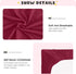PaChyLuu 27"x39" Crib Sheets for Boys & Girls, Burgundy Solid Color Crib Sheet Ultra Soft Microfiber Fitted Sheets