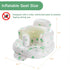 E1F1NN DOT 3-36 Inflatable Baby Seat for Babies Months, Blow Up Floor Chair with Built-in Air Pump & Spine Support