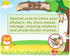Giggles & Pebbles Educational Magic Sticker Pad Book for Kids, Reusable Non-Adhesive Stickers with Farm, Zoo, Ocean