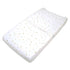 American Baby Company 2 Pack Printed 100% Cotton Knit Fitted Changing Table Pad Covers, Sparkle Gold/Pink