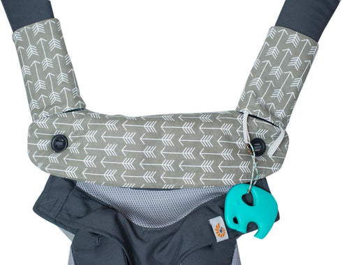 360 Mila Millie Premium Drool and Teething Reversible Cotton Pad - Fits Ergobaby Four Position and Most Baby Carrier