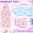 Qunclay 2 Pcs Baby Gel Car Seat Pad, Universal Breathable Seat Mat for Babies, Multifunctional Baby Stroller Seat