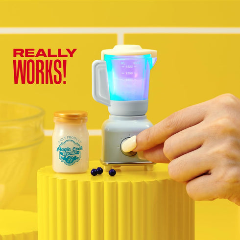 1 Set Mini Brands Really Works Magic Cook Kitchen Capsule Series Ice Cream Maker & Popcorn Machine by ZURU, Miniature