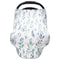 DILIMI Baby Car Seat Cover Green Leaf, Breastfeeding Cover Soft Breathable Infant