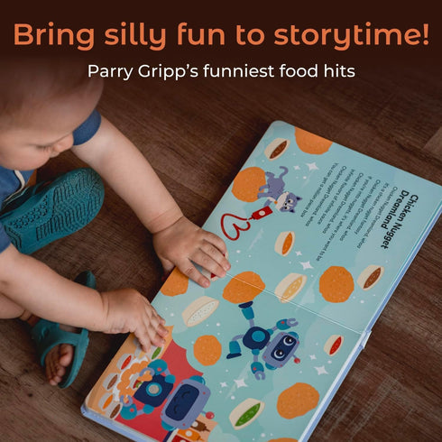1-3 Cali's Books Pancake Robot by Parry Gripp Music Book Toddlers Years Old - Food & Snack Songs Musical Book