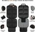 SMART ELF Non-Slip Backing Backseat Car Organizer Kick Mat with Storage Pockets, Large Waterproof Baby Car Seat