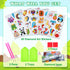 60pcs 5D 4-6 6-8 8-12 GWAHSA Diamond Art Stickers Arts and Crafts Creative Gem Art Paint by Number Kits for Kids Ages