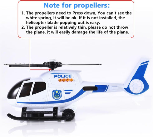 3 4 5 6 7 8 ele ELEOPTION Airplane Toy with Infrared Remote Control Plane Toys Helicopter with Lights and Music