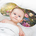 YETTASBIN Colorful Flower Muslin Baby Burp Cloth, Super Soft Absorbent Cotton Burp Rag Baby Bibs Feeding Cloth