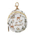 YETTASBIN Deer Portable Pacifier Holder Case with Metal Hook Buckle & Zipper for