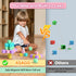 1.34in 1-3, 3+ Magnetic Blocks for Toddlers, Macaron Magnetic Building Cubes for Kids Ages Stem Preschool Stack