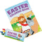 Fun Express He Lives Mini Easter Coloring Books with Crayons Bulk Set