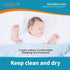 18x 24(100 Count) JUS COOL Baby Disposable Changing Pads, Underpads Portable Diaper Changing Pads, Soft Bed Pads Ultra