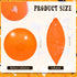 50 Pcs Halloween Pumpkin Inflatable Balls, Outdoor Decorations for Birthday Party, DIY Pumpkin Props