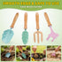 Set 2-5 4pcs Toddler Gardening Tools for Kids Years, Outdoor Sand & Beach Toys with Shovel Rake, Childrens Garden Kit