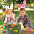 100 Pcs Prefilled Easter Eggs Filled with Novelty Toys,Bright Colorful for Easter Basket Stuffers,Easter Party Favors