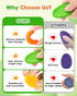 24 Pack Fidget Toys Sensory Stone for Kids: Textured Worry Stones for Adults - Bulk Fidgets for Classroom Prizes Gooide