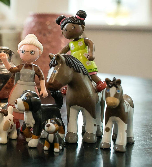 3.75" HABA Little Friends Foal Abby - Farm Animal Toy Horse Figure