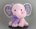 9 Inches Personalized Elephant Stuffed Animal - Custom Birth Stats Announcement Stuff Elephants Animals for Babies