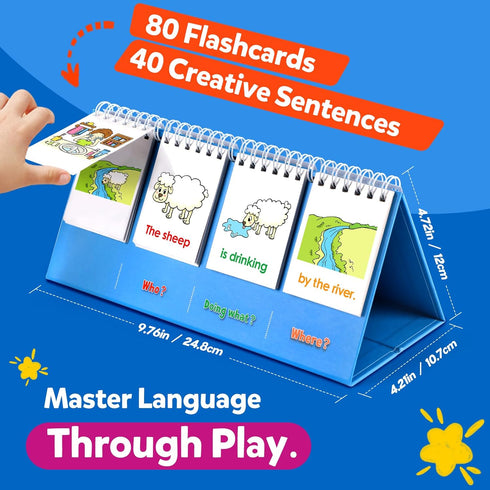 1st 2nd Aizweb Sentence Building for Kids,Speech Therapy Learn to Read for Preschool Kindergarten Grade Classroom Must