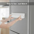 MGY 3Pack 4 Magnetic Baby Bottle Organizer for Refrigerator,Space-Saving Storage for Baby Bottles, Metal Shelf