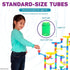 30pcs Set 4+, Marble Genius Tubes, Marble Run Accessory for Kids Ages Fun Building & Learning Educational Construction