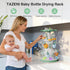 3-Tier TAZENI Baby Bottle Drying Rack with Drain Pipe, Modular Baby Bottle Rack Dryer for Infant Feeding Accessories