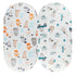 Bassinet Sheet Set 2 Pack Snug Fitted Cradle Fitted Sheets, Stretchy Ultra